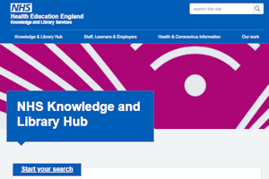 NHS Knowledge and Library Hub graphic NHS Knowledge and Library Hub graphic